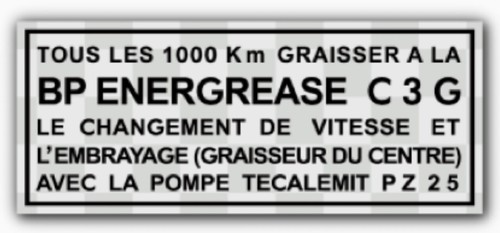 Autocollant avertissement